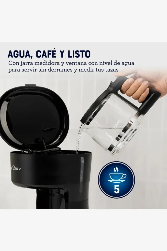 Product image Cafetera Oster BVSTDCS51B-013 Negra 5 Tazas
