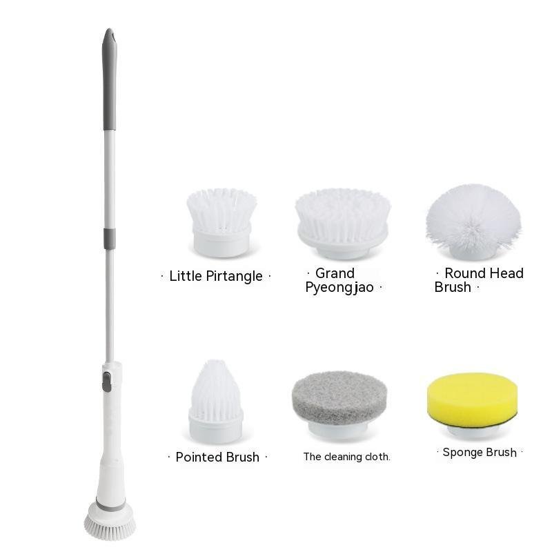 Product image Electric Scrubber Cleaning Wall Long Handle Elbow Telescopic Multifunction Cleaning Brush