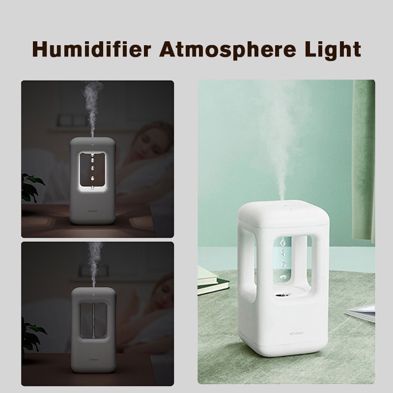 Product image New Air Humidifier Home Quiet Bedroom Anti-Gravity Water Drop Humidifier Atmosphere Light