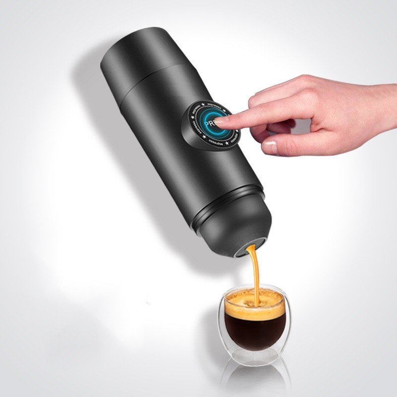 Product image Mini Espresso Coffee Maker Portable Rechargeable  Mech