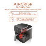 Miniatura del producto Ninja | Air Fryer | 4-in-1 Pro Air Fry, Roast, Reheat, Dehydrate | 5QT Capacity fits up to 4lbs of French Fries | 400F Max Temp | Nonstick Basket & Crisper Plate | 120V | Grey | AF141