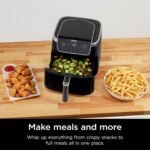 Miniatura del producto Ninja | Air Fryer | 4-in-1 Pro Air Fry, Roast, Reheat, Dehydrate | 5QT Capacity fits up to 4lbs of French Fries | 400F Max Temp | Nonstick Basket & Crisper Plate | 120V | Grey | AF141