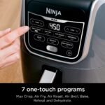 Miniatura del producto Ninja | Air Fryer | 5 QT Capacity | 5-in-1 Air Fry, Bake, Roast, Reheat, & Dehydrate | Air Crisp Technology | Nonstick Basket & Crisper Plate | Grey | AF142