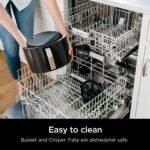 Miniatura del producto Ninja | Air Fryer | 5 QT Capacity | 5-in-1 Air Fry, Bake, Roast, Reheat, & Dehydrate | Air Crisp Technology | Nonstick Basket & Crisper Plate | Grey | AF142