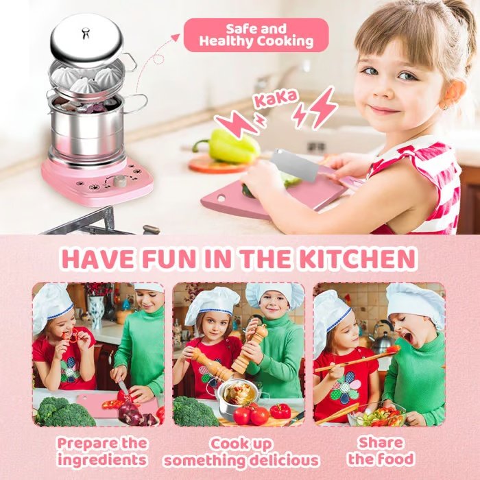 Product image 🎁 [The Best Gift for Kids] 🍳 Children's Mini Toy Kitchen Set — 22-Piece Set