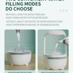 Product thumbnail Humidificador antigravedad con efecto de reflujo de gotas de agua — Difusor de aromaterapia de gran capacidad, silencioso, de niebla intensa — Pulverizador doméstico ideal para oficinas y dormitorios