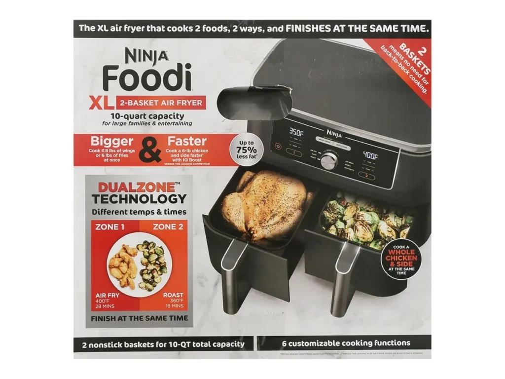 Product image Freidora de aire Ninja capacidad 10 L