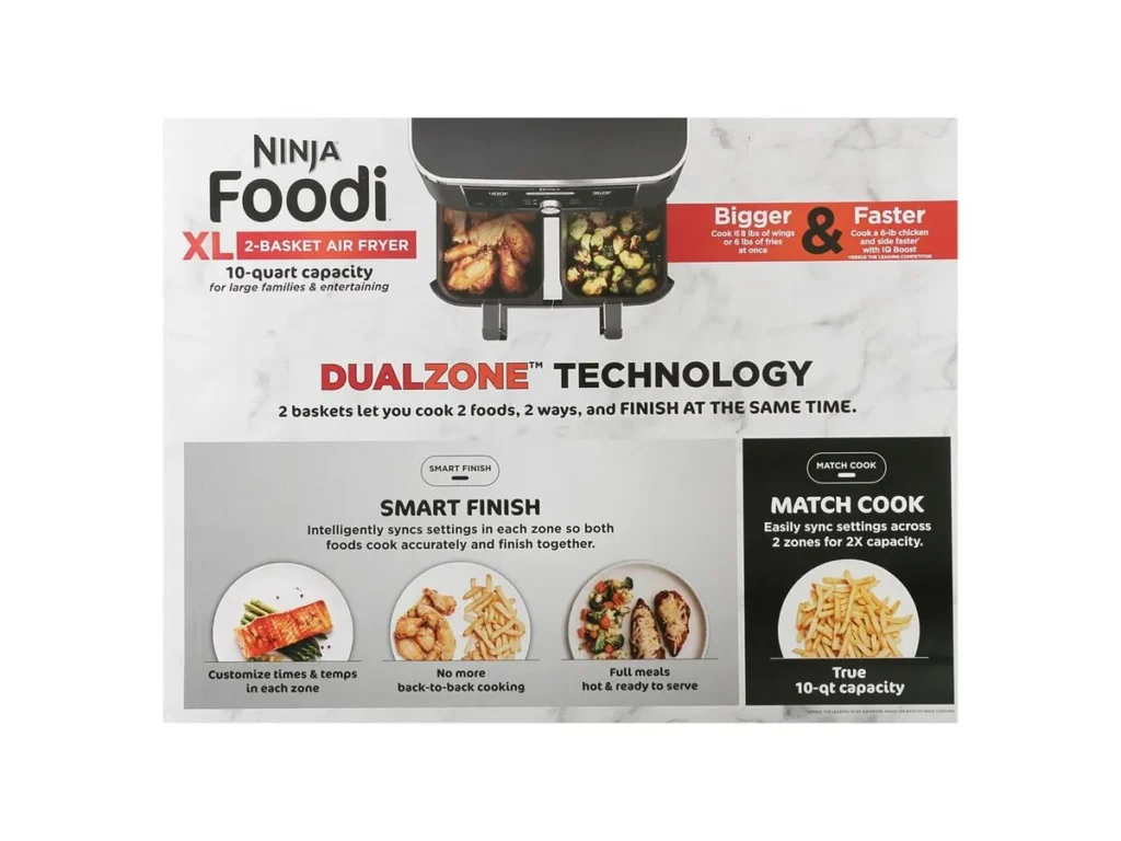 Product image Freidora de aire Ninja capacidad 10 L