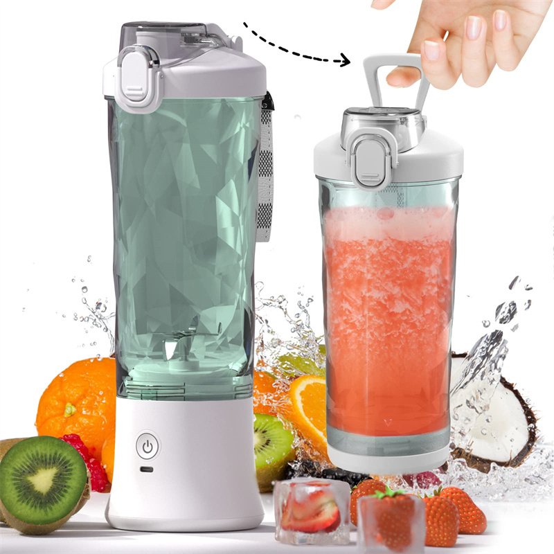 Product image Licuadora y extractor de jugos portátil — Licuadora personal para batidos y smoothies, con 6 cuchillas — Mini licuadora y utensilio de cocina