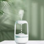 Product thumbnail Humidificador antigravedad con efecto de reflujo de gotas de agua — Difusor de aromaterapia de gran capacidad, silencioso, de niebla intensa — Pulverizador doméstico ideal para oficinas y dormitorios
