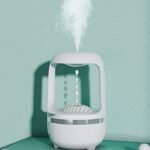 Product thumbnail Humidificador antigravedad con efecto de reflujo de gotas de agua — Difusor de aromaterapia de gran capacidad, silencioso, de niebla intensa — Pulverizador doméstico ideal para oficinas y dormitorios