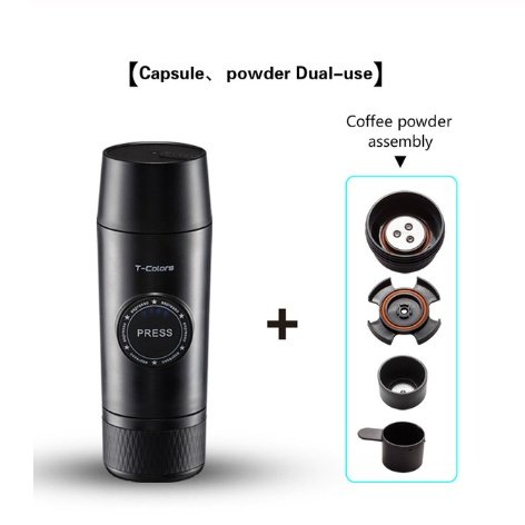 Product image Mini Espresso Coffee Maker Portable Rechargeable  Mech