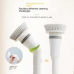 Product thumbnail Electric Scrubber Cleaning Wall Long Handle Elbow Telescopic Multifunction Cleaning Brush