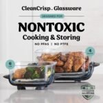 Product thumbnail Ninja Crispi 4-in-1 Glass Air Fryer | 450°F | Non-Toxic | 4QT & 6-Cup Glass Containers w/Lids | Microwave, Freezer, Dishwasher Safe | Max Crisp, Air Fry, Bake, Recrisp | Cyberspace Gray, FN101GY