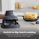 Product thumbnail Ninja Crispi 4-in-1 Glass Air Fryer | 450°F | Non-Toxic | 4QT & 6-Cup Glass Containers w/Lids | Microwave, Freezer, Dishwasher Safe | Max Crisp, Air Fry, Bake, Recrisp | Cyberspace Gray, FN101GY