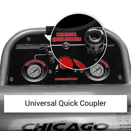 Product image Chicago Air HUSH20 20L Aluminium Silenced Air Compressor