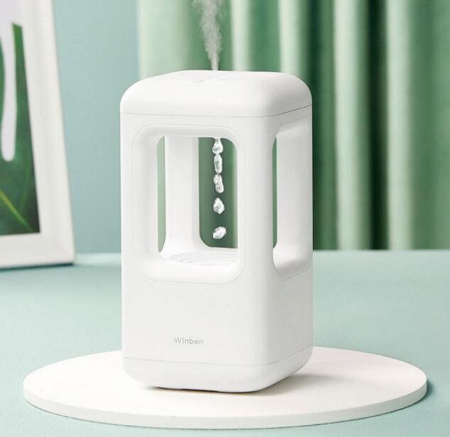 Product image New Air Humidifier Home Quiet Bedroom Anti-Gravity Water Drop Humidifier Atmosphere Light