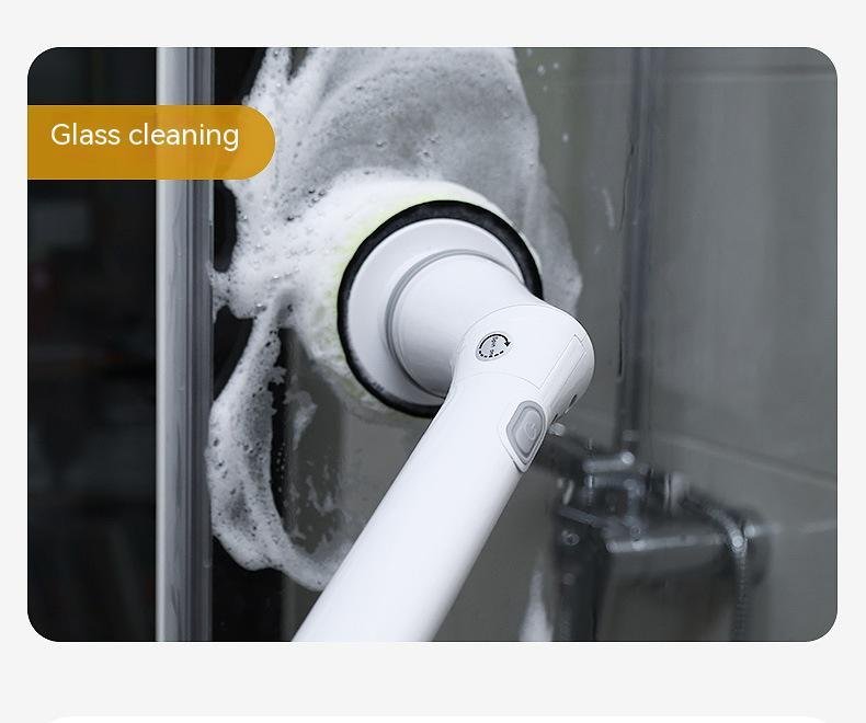 Product image Electric Scrubber Cleaning Wall Long Handle Elbow Telescopic Multifunction Cleaning Brush