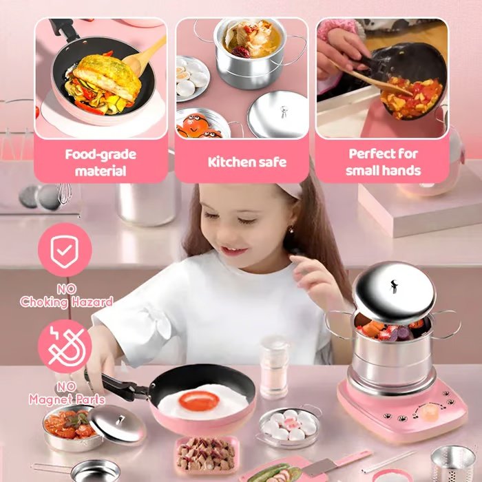 Product image 🎁 [The Best Gift for Kids] 🍳 Children's Mini Toy Kitchen Set — 22-Piece Set