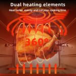 Product thumbnail Stainless Steel Double Heating Air Oven