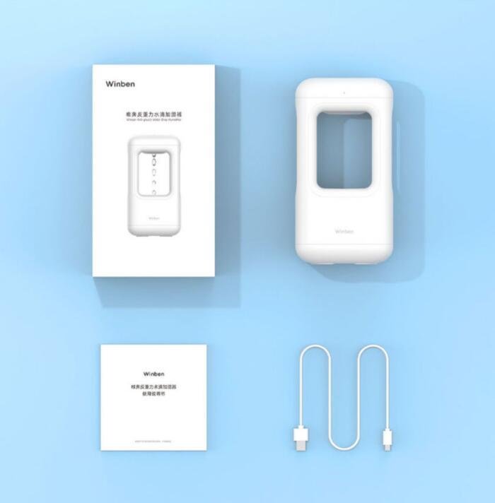 Product image New Air Humidifier Home Quiet Bedroom Anti-Gravity Water Drop Humidifier Atmosphere Light