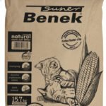 Наполнитель для туалета Super Benek Corn Cat натуральный (25л/15.7кг)