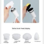 Product thumbnail Electric Scrubber Cleaning Wall Long Handle Elbow Telescopic Multifunction Cleaning Brush