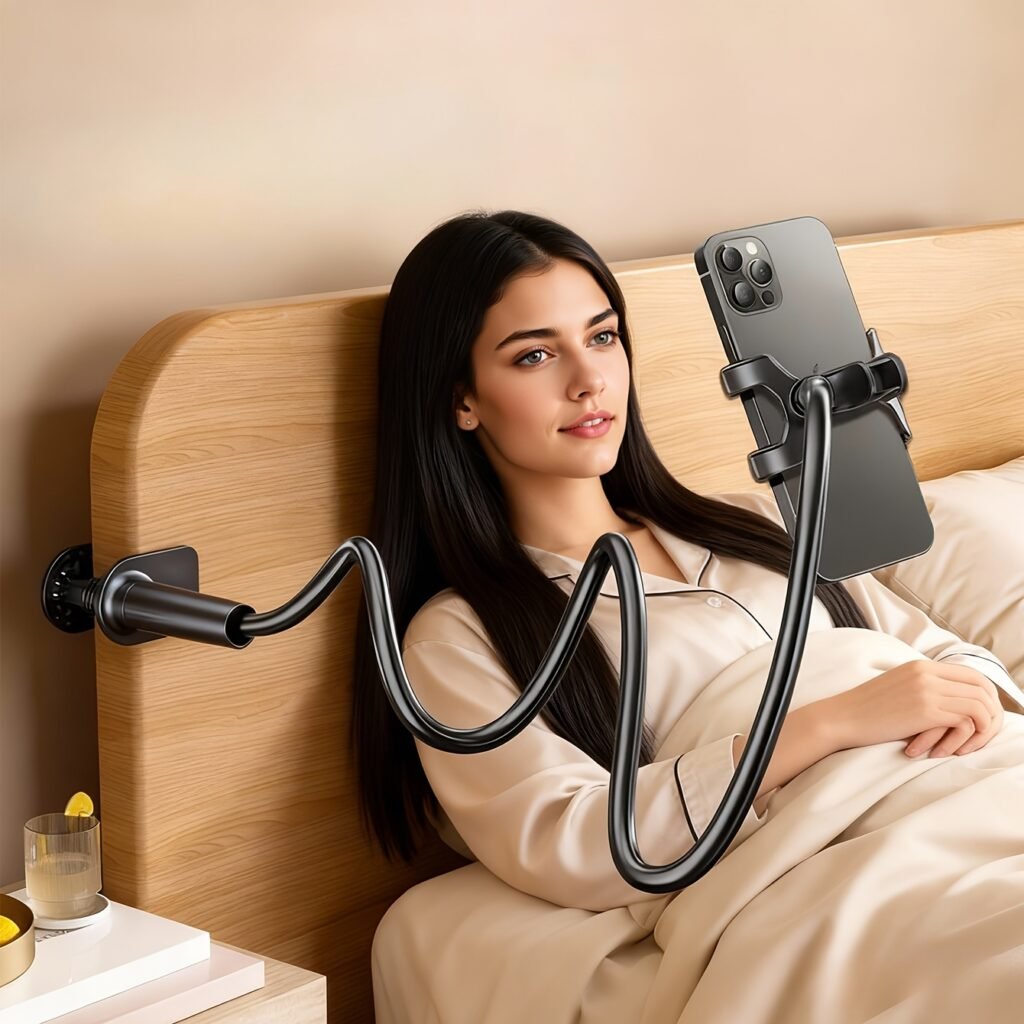 Product image Un soporte flexible de un solo brazo para mangueras que permite un ajuste omnidireccional de 360° y un ajuste de ángulo libre.