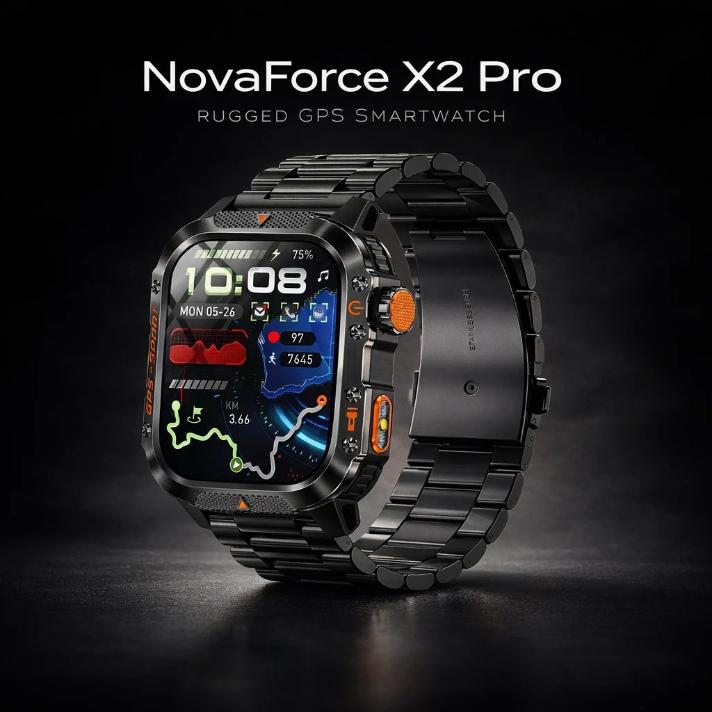 Product image NovaForce X2 Pro – Rugged GPS Smartwatch