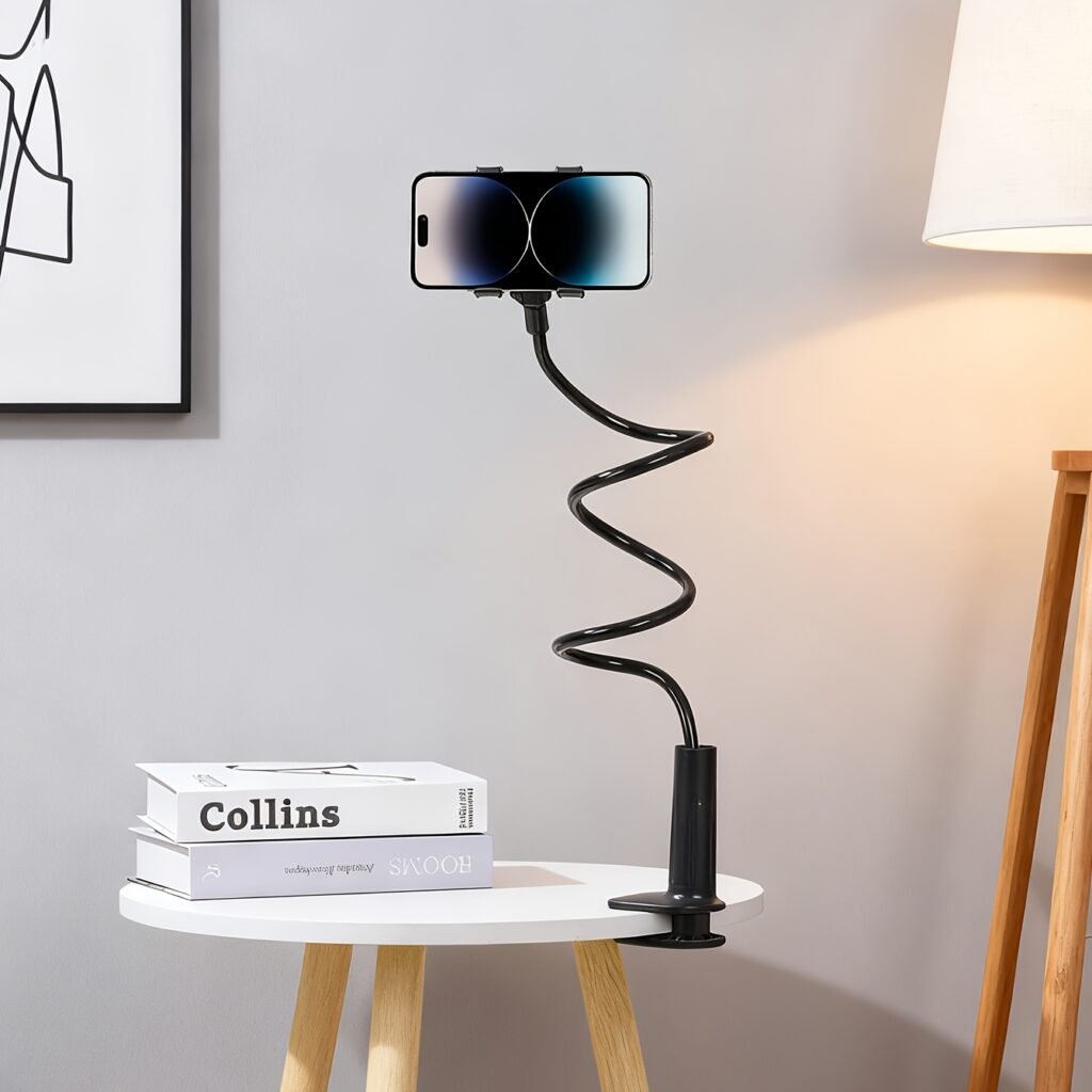 Product image Un soporte flexible de un solo brazo para mangueras que permite un ajuste omnidireccional de 360° y un ajuste de ángulo libre.