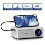 Product thumbnail Proyector de Video Compacto con Capacidad Full HD 4K, Resolución Local 720P, Pantalla LCD Similar a Smart TVs,Compatible con smartphones
