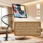 Product thumbnail Un soporte flexible de un solo brazo para mangueras que permite un ajuste omnidireccional de 360° y un ajuste de ángulo libre.