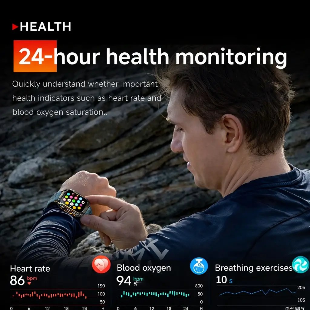 Product image NovaForce X2 Pro – Rugged GPS Smartwatch