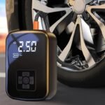Product thumbnail 1 Inflador de Neumáticos Portátil, Compresor de Aire Inalámbrico Rápido, Pantalla Digital con Adaptador de Boquilla Multifunción y Batería de Litio de Larga Duración para Coche, Motocicleta, Bicicleta, Neumáticos, Balones, Repuestos para Automóviles
