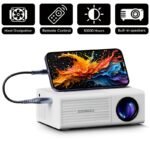Product thumbnail Proyector de Video Compacto con Capacidad Full HD 4K, Resolución Local 720P, Pantalla LCD Similar a Smart TVs,Compatible con smartphones