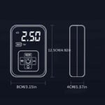 Product thumbnail 1 Inflador de Neumáticos Portátil, Compresor de Aire Inalámbrico Rápido, Pantalla Digital con Adaptador de Boquilla Multifunción y Batería de Litio de Larga Duración para Coche, Motocicleta, Bicicleta, Neumáticos, Balones, Repuestos para Automóviles
