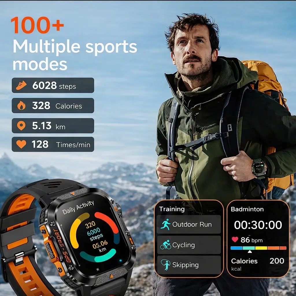 Product image NovaForce X2 Pro – Rugged GPS Smartwatch
