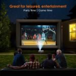 Product thumbnail Proyector de Video Compacto con Capacidad Full HD 4K, Resolución Local 720P, Pantalla LCD Similar a Smart TVs,Compatible con smartphones