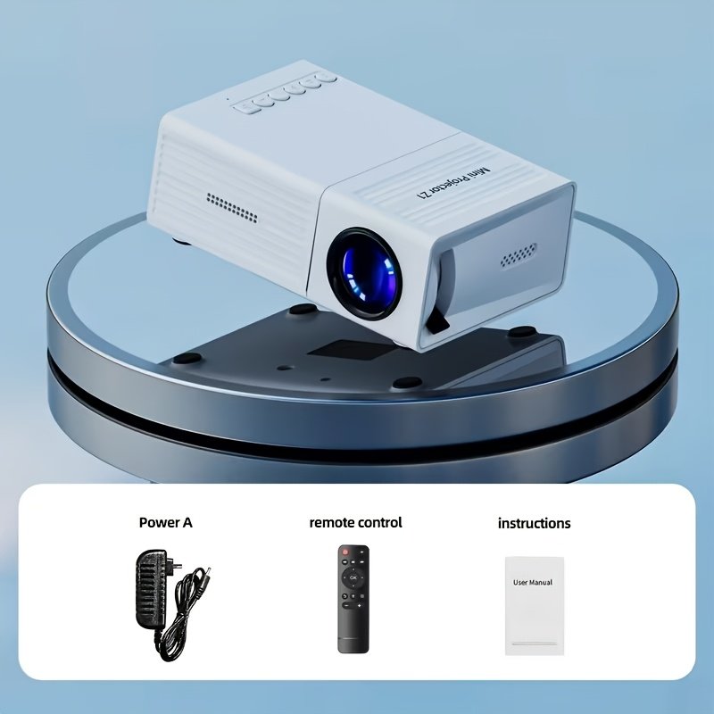 Product image Proyector de Video Compacto con Capacidad Full HD 4K, Resolución Local 720P, Pantalla LCD Similar a Smart TVs,Compatible con smartphones