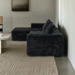 Miniatura del producto ✨ Un sofá sin marco asequible para la vida moderna: diseño fácil de limpiar con fundas de asiento extraíbles.